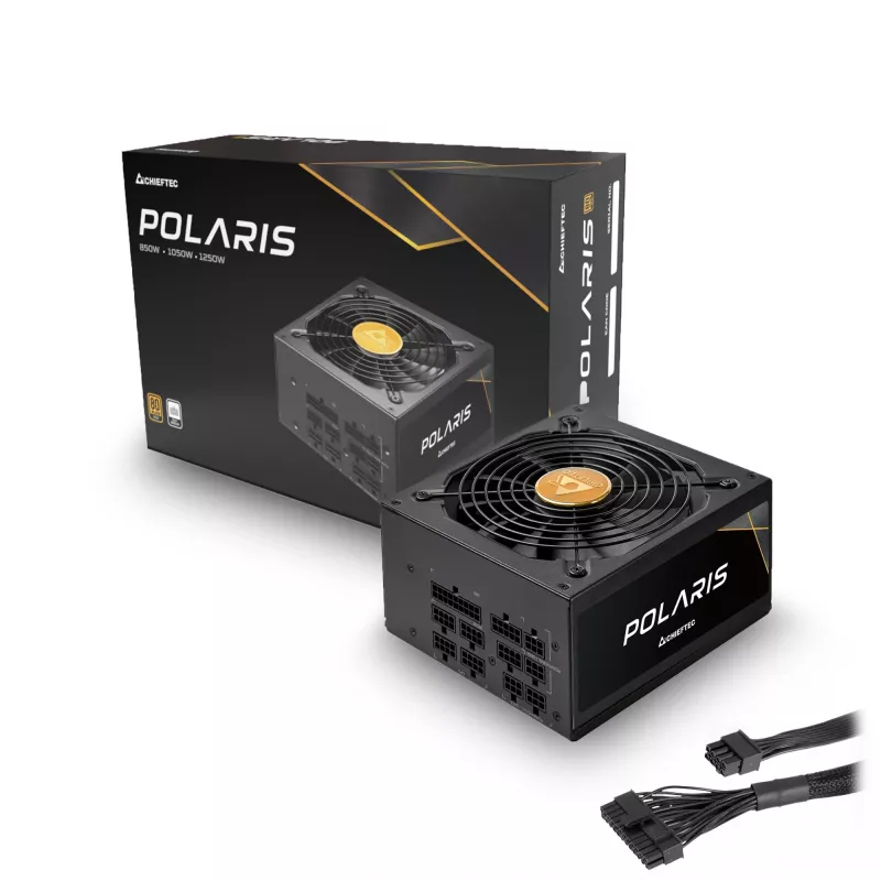 Chieftec Polaris PPS-850FC barošanas bloks 850 W 20+4 pin ATX ATX Melns