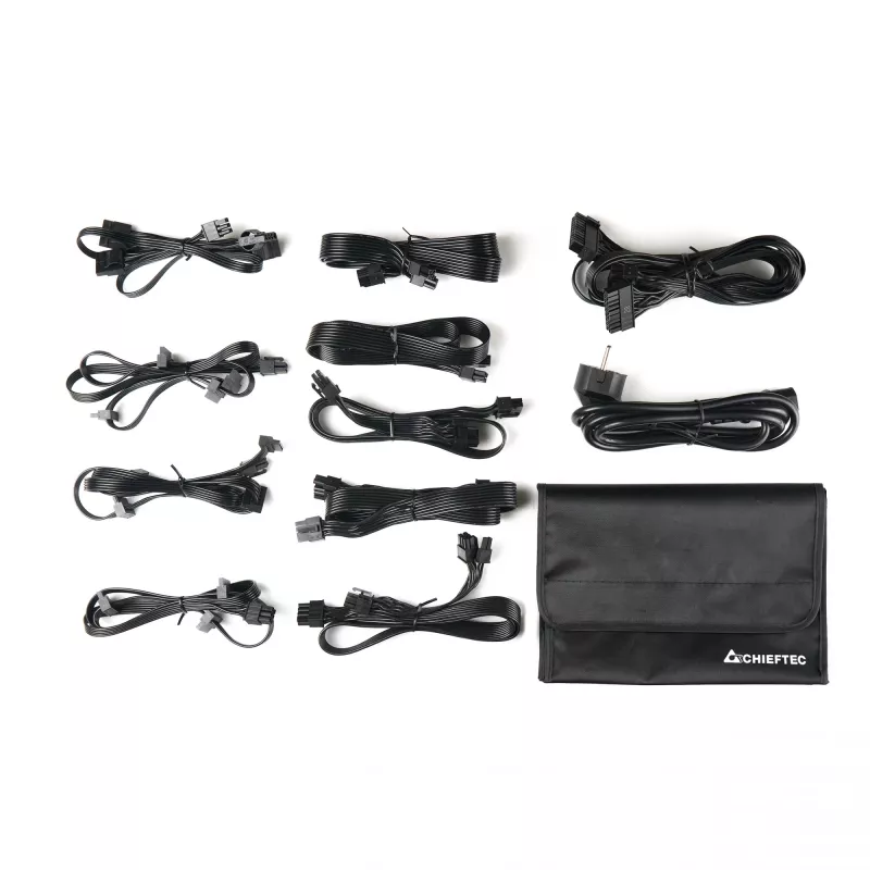 Chieftec Polaris PPS-850FC barošanas bloks 850 W 20+4 pin ATX ATX Melns