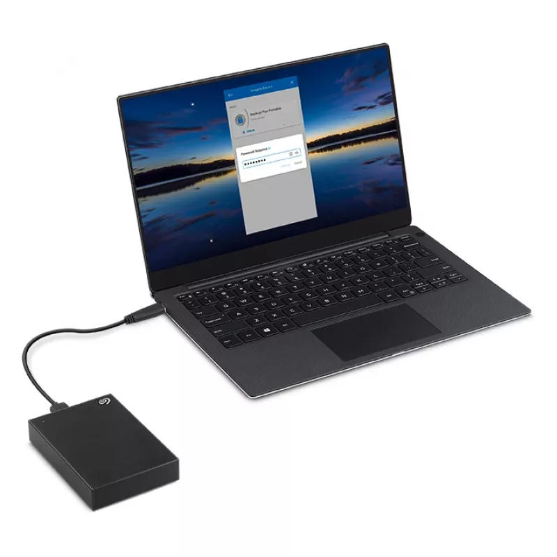 Seagate One Touch HDD 5 TB ārējais cietais disks 2,5 collu Micro-USB B 2.0/3.2 Gen 1 (3.1 Gen 1) Melns