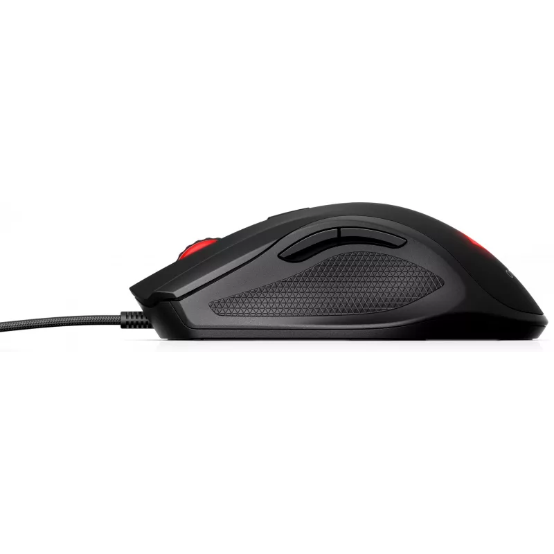 HP OMEN Vector pele, labās rokas, IR LED, USB Type-A, 16000 DPI, 1 ms, melns