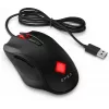 HP OMEN Vector pele, labās rokas, IR LED, USB Type-A, 16000 DPI, 1 ms, melns