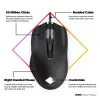 HP OMEN Vector pele, labās rokas, IR LED, USB Type-A, 16000 DPI, 1 ms, melns