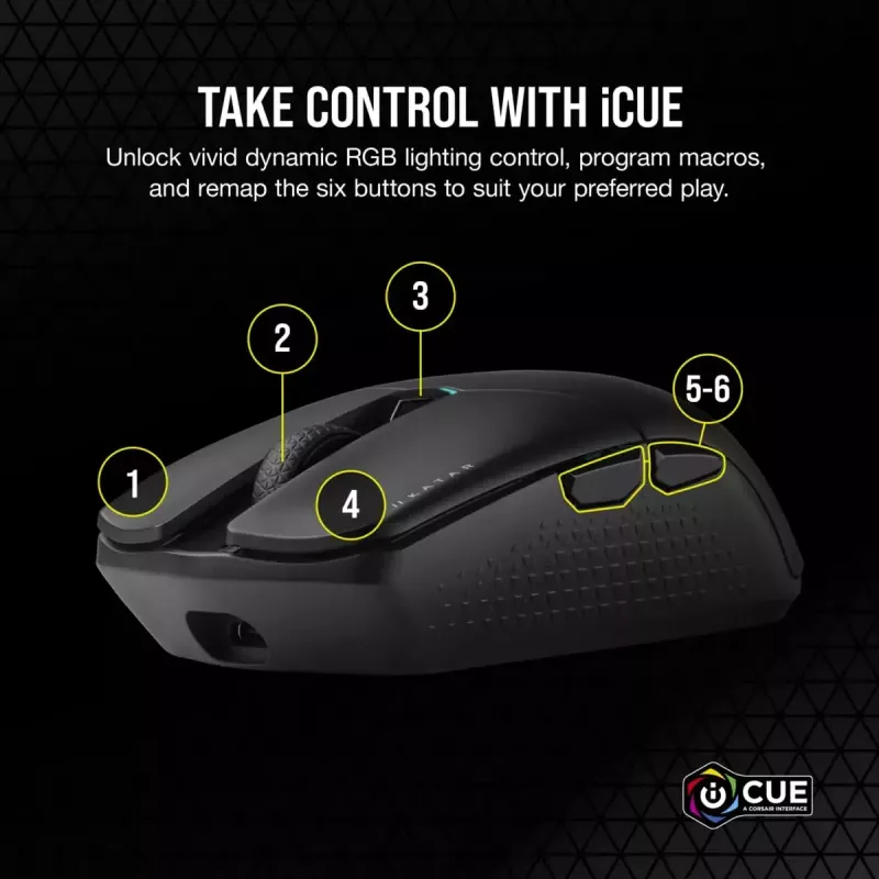 Spēļu pele Corsair KATAR ELITE Wireless