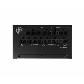 MSI MPG A850G PCIE5 barošanas bloks 850 W 24 kontaktu ATX ATX Melns