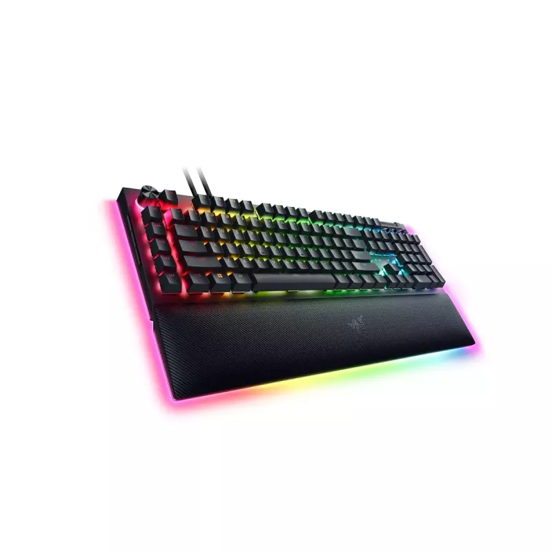 Razer MelnsWidow V4 Pro tastatūra spēlēm USB QWERTY US International melna mehāniska RGB LED