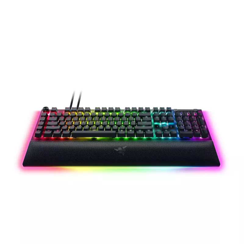 Razer MelnsWidow V4 Pro tastatūra spēlēm USB QWERTY US International melna mehāniska RGB LED