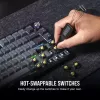 Mehaniskā spēļu tastatūra Corsair K65 PLUS WIRELESS RGB Wireless USB Melns
