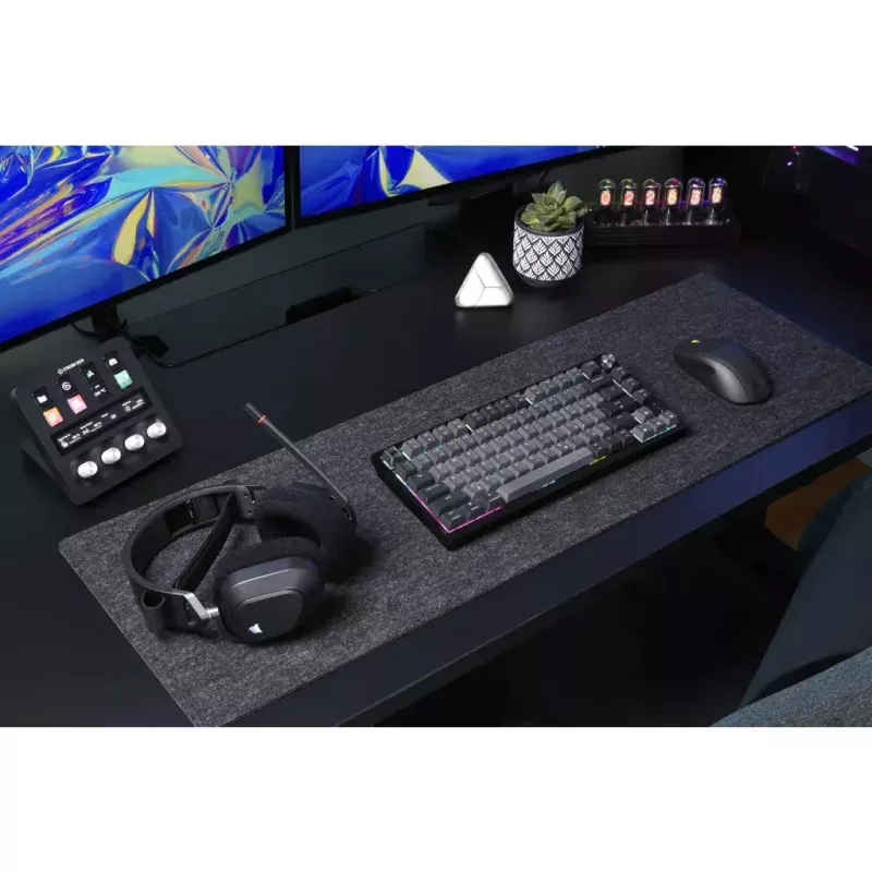 Mehaniskā spēļu tastatūra Corsair K65 PLUS WIRELESS RGB Wireless USB Melns