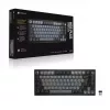 Mehaniskā spēļu tastatūra Corsair K65 PLUS WIRELESS RGB Wireless USB Melns