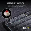 Mehaniskā spēļu tastatūra Corsair K65 PLUS WIRELESS RGB Wireless USB Melns