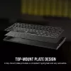 Mehaniskā spēļu tastatūra Corsair K65 PLUS WIRELESS RGB Wireless USB Melns