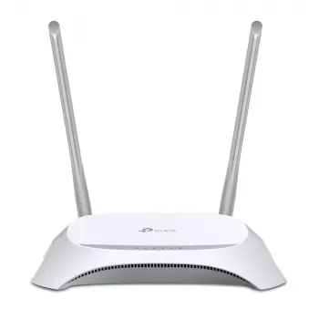 TP-Link TL-MR3420 bezvadu maršrutētājs Fast Ethernet vienas joslas (2,4 GHz) Melns, Balts
