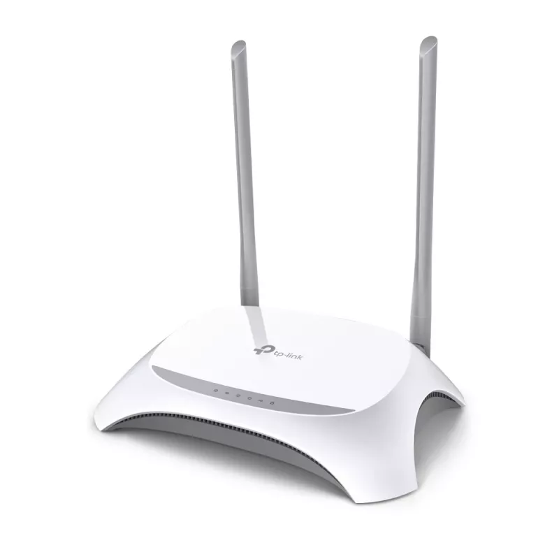 TP-Link TL-MR3420 bezvadu maršrutētājs Fast Ethernet vienas joslas (2,4 GHz) Melns, Balts