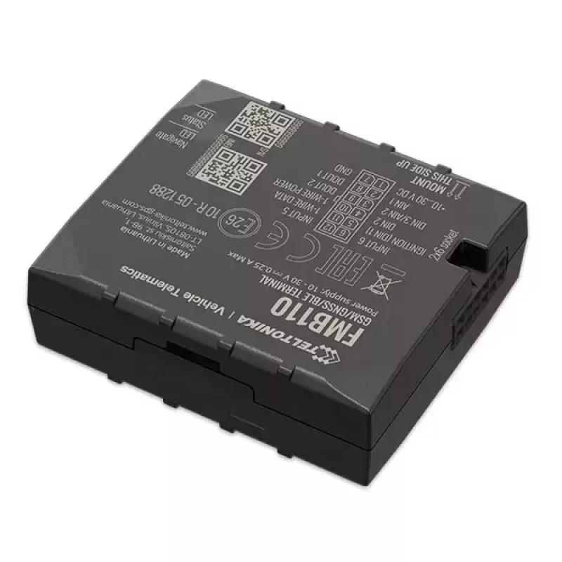 GPS izsekotājs Teltonika FMB110 Automašīnu Melns Putekļu izturīgs 0.128GB
