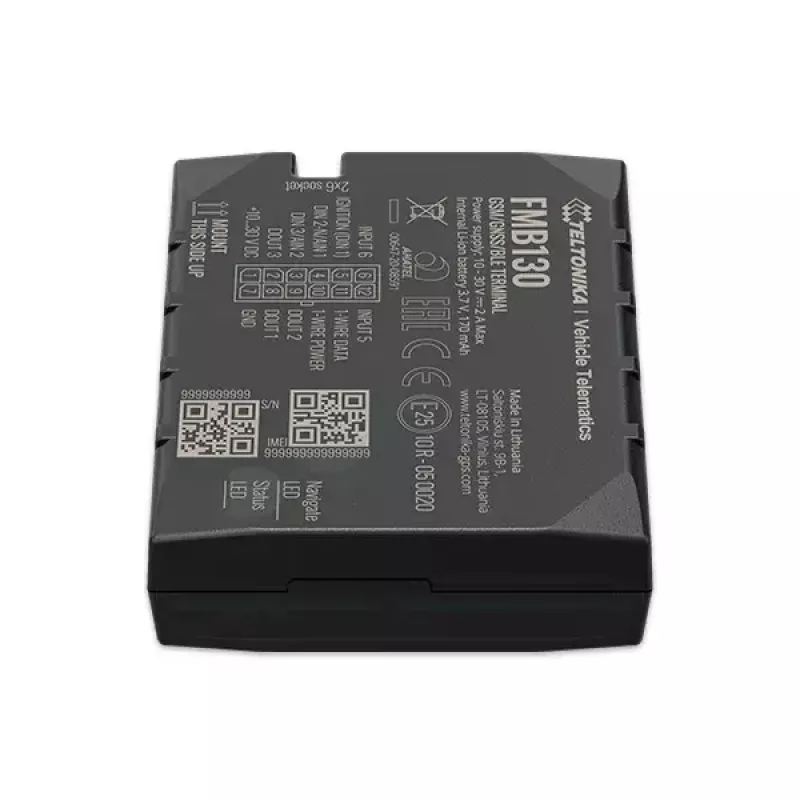 GPS izsekotājs Teltonika FMB130 Auto Melns