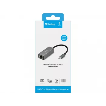 Tīkla adapteris Sandberg USB-C Gigabit 136-04
