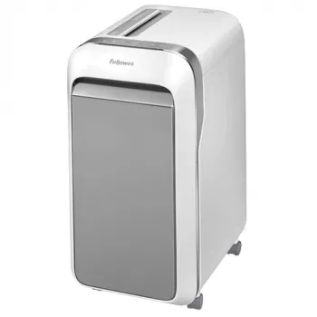 Fellowes LX sērijas papīra smalcinātājs LX221 20 lokšņu mikro griezuma smalcinātājs ar 30 litru izvelkamo tvertni, augstākās drošības P5, balts