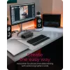 ICY BOX IB-DK8801-TB4 vadu Thunderbolt 4 antracīta, melna