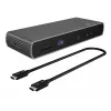ICY BOX IB-DK8801-TB4 vadu Thunderbolt 4 antracīta, melna