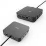 i-tec USB-C HDMI Dual DP dokstacija ar 100 W strāvas padevi