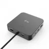 i-tec USB-C HDMI Dual DP dokstacija ar 100 W strāvas padevi