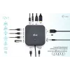 i-tec USB-C HDMI Dual DP dokstacija ar 100 W strāvas padevi