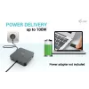 i-tec USB-C HDMI Dual DP dokstacija ar 100 W strāvas padevi