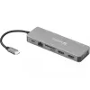 Sandberg USB-C 13-in-1 Travel Dock, USB Type-C, 100 W strāvas padeve, Ethernet 1000 Mbit/s