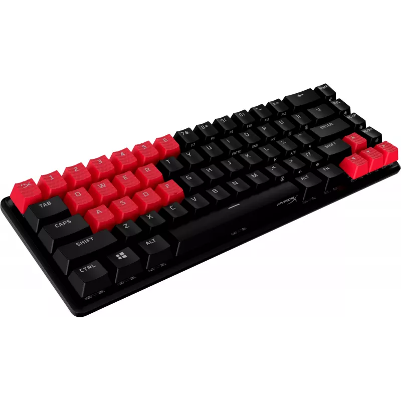 HyperX gumijas taustiņu uzgaļi – spēļu piederumu komplekts – sarkani (US izkārtojums)