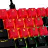 HyperX gumijas taustiņu uzgaļi – spēļu piederumu komplekts – sarkani (US izkārtojums)