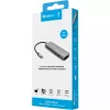 Sandberg USB-C dokstacija HDMI + 2xUSB-A + 2xUSB-C + PD100W, vadu, USB 3.2 Gen 1 (3.1 Gen 1) Type-C, 100 W, alumīnijs, 4K Ultra HD, 3840 x 2160 pikseļi