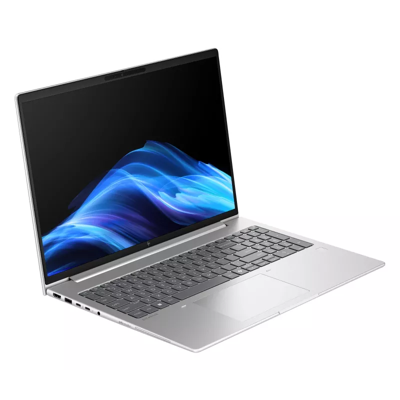 HP EliteBook 6 G1i Intel Core Ultra 7 255U klēpjdators 40,6 cm (16 collu) WUXGA 16 GB DDR5-SDRAM Wi-Fi 7 (802.11be) Windows 11 Pro AI PC sudraba krāsā