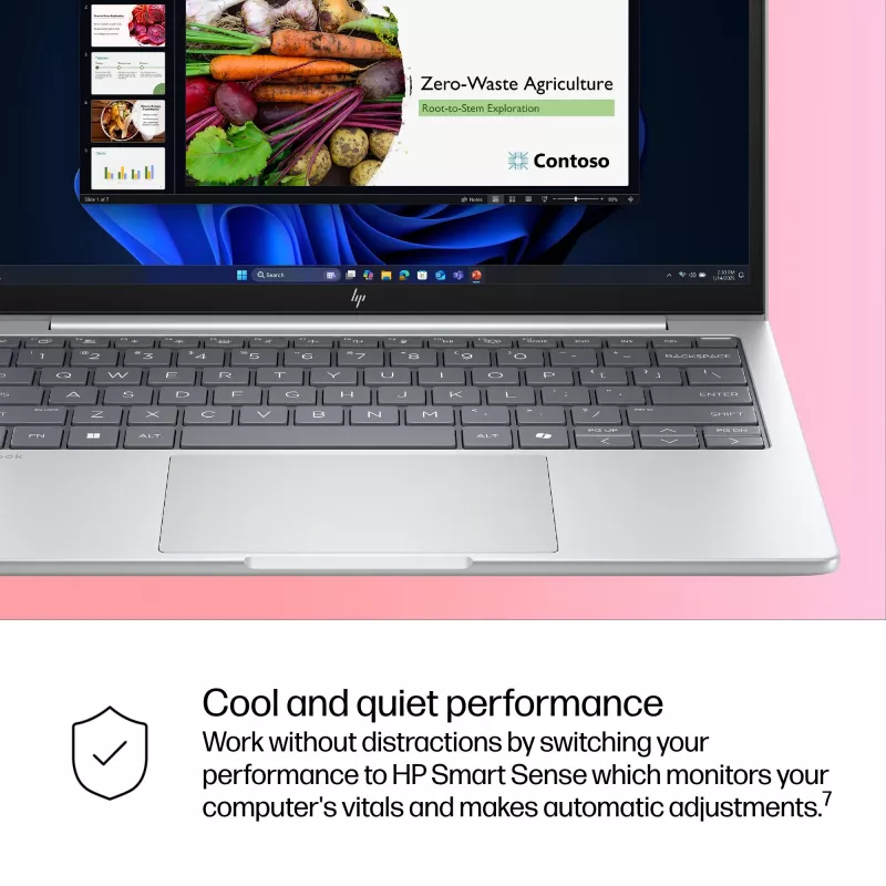 HP EliteBook 8 G1i AI Intel Core Ultra 5 225U klēpjdators 33,8 cm (13,3 collu) WUXGA 16 GB LPDDR5x-SDRAM Wi-Fi 7 (802.11be) Windows 11 Pro AI PC