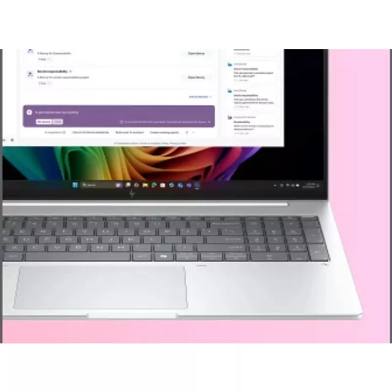 Portatīvais dators HP EliteBook 8 G1a Next Gen AI Copilot+ AMD Ryzen AI 5 340 16 collu WUXGA 24 GB DDR5 512 GB SSD Wi‑Fi 7 Windows 11 Pro Sudrabs