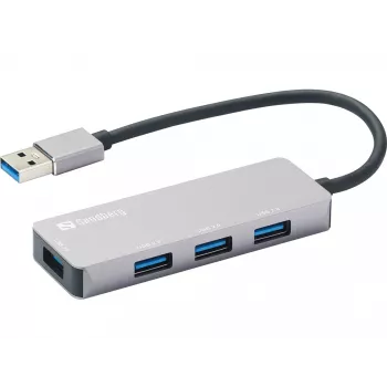 Sandberg USB-A centrmezgls 1xUSB3.0+3x2.0 SAVER