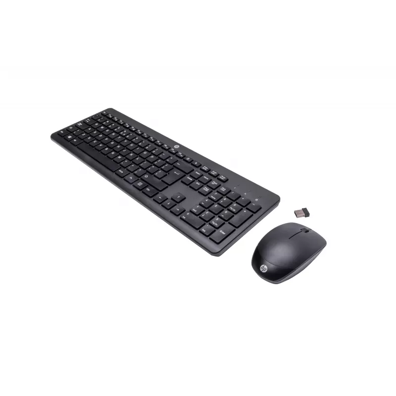 Bezvadu peles un tastatūras komplekts HP 230 Pilnizmēra Melns