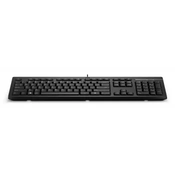 HP 125 USB WD KBD tastatūra, vadu, pilna izmēra, QWERTY