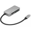 Sandberg USB-C vairāku karšu lasītājs Pro, CF, MMC, MicroSD (TransFlash), SD, SDHC, SDXC, xD, melns, USB 3.2 Gen 1 (3.1 Gen 1) Type-C, 1 gab., 82 mm, 23 mm