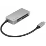 Sandberg USB-C vairāku karšu lasītājs Pro, CF, MMC, MicroSD (TransFlash), SD, SDHC, SDXC, xD, melns, USB 3.2 Gen 1 (3.1 Gen 1) Type-C, 1 gab., 82 mm, 23 mm