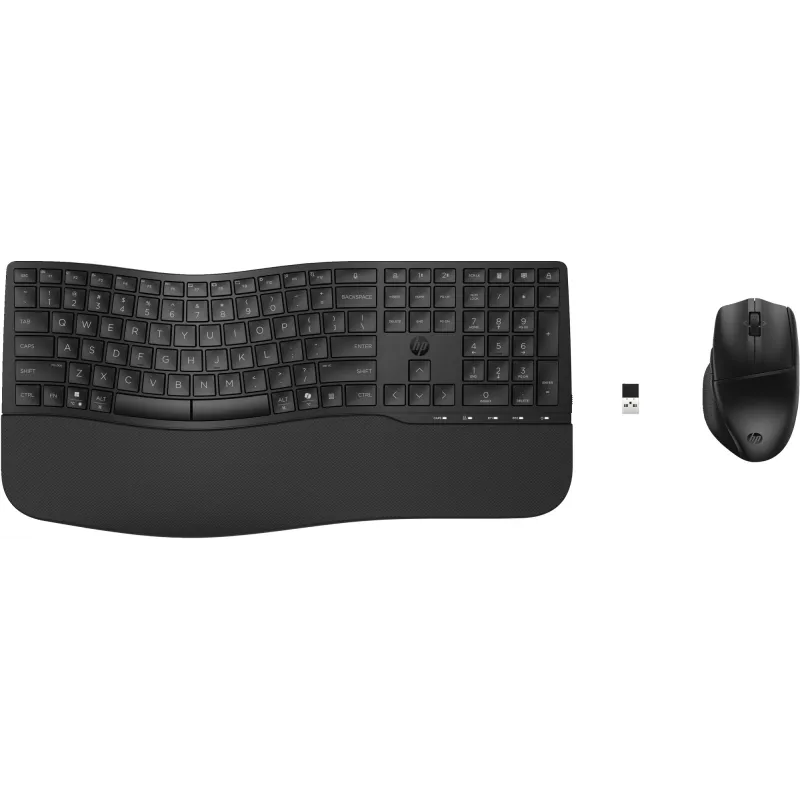 HP 685 Comfort Dual-Mode tastatūras un peles komplekts, pilna izmēra, bezvadu Bluetooth