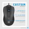 HP vadu pele 100, piemērota abām rokām, optiska, USB Type-A, 1600 DPI, melna