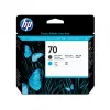 HP 70 Matte Melns un ciāna drukas galviņa