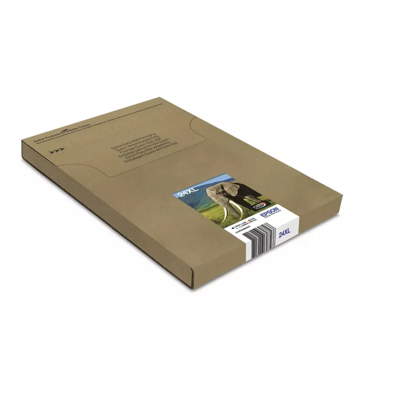 Epson vairāku krāsu komplekts 24XL EasyMail, 6 krāsas, Melna, Ciāna, Gaiši ciāna, Fuksīna, Gaiši fuksīna, Dzeltena, Epson, Augsta (XL) ietilpība, 10 ml, 8,7 ml, 55,7 ml