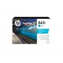 HP 843C 400 ml ciāna PageWide XL tintes kasetne, ciāna, 1 gab.
