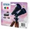Epson Multipack 4-krāsu 502XL tintes, augstas (XL) ietilpības, melna, ciāna, fuksīna, dzeltena, uz pigmenta bāzes veidota tinte, uz krāsvielas bāzes veidota tinte, 9,2 ml, 6,4 ml