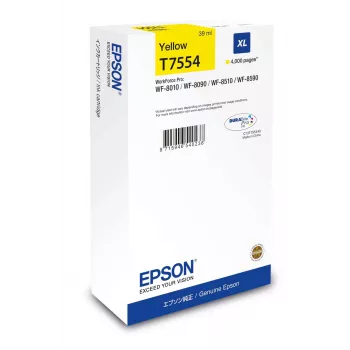 Epson WF-8xxx sērijas tintes kasetne XL dzeltena augsta ietilpība 4000 lapas