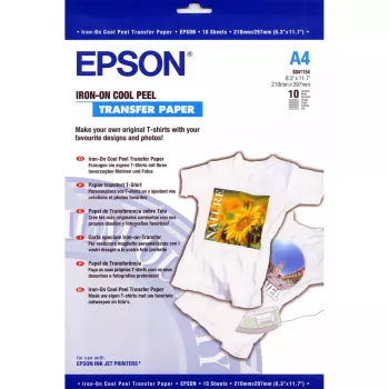 Epson gludināmā pārneses papīrs - A4 - 10 loksnes