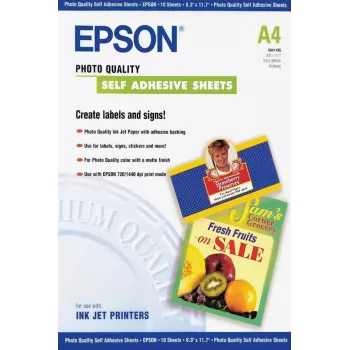 Epson pašlīmējošs foto papīrs - A4 - 10 loksnes