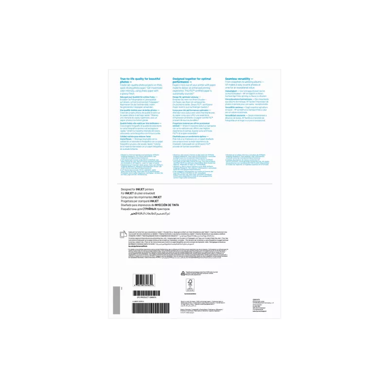 HP Advanced Photo Paper Glossy 250 g/m2 A3 (297 x 420 mm) 20 loksnes