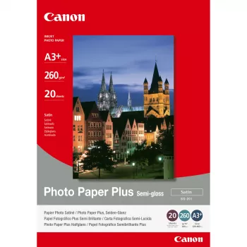 Canon SG-201 daļēji spīdīgs fotopapīrs Plus A3 Plus - 20 loksnes